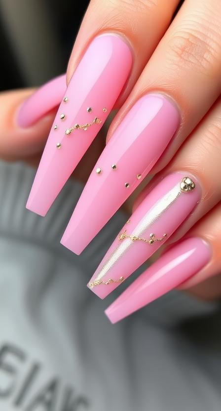 Acrylic Nails Pink: 10 Trendy Ideas for Gorgeous Pink Nails